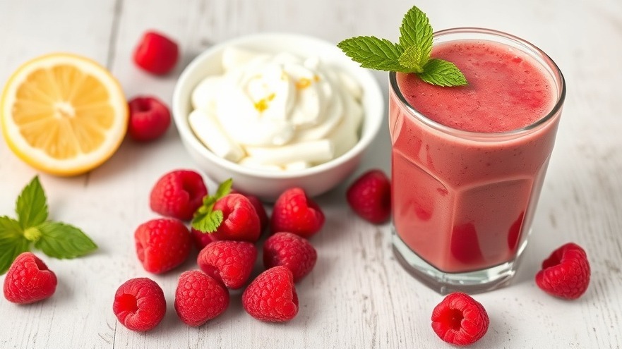 Low Calorie Raspberry Lemonade Smoothie