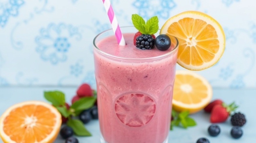 Tangy Citrus Berry Smoothie