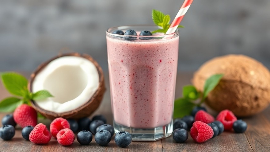 Coconut Berry Smoothie