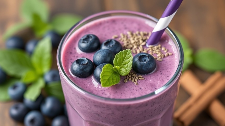 Blueberry Greek Yogurt Smoothie