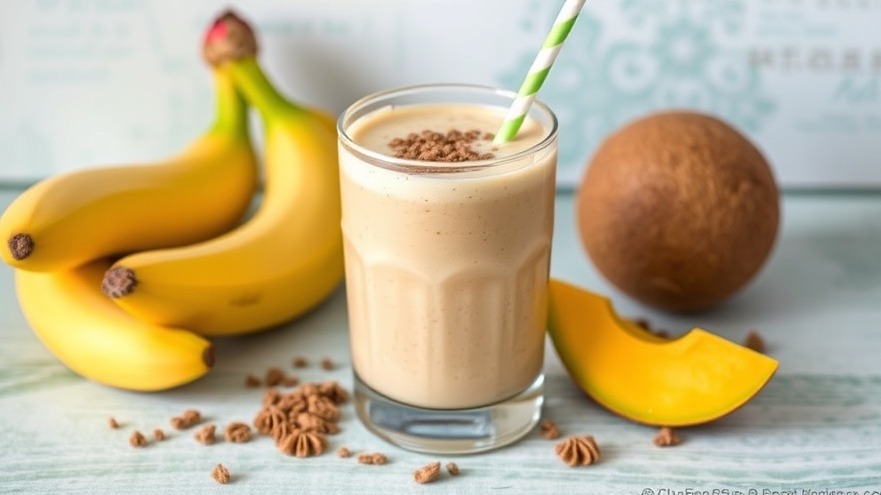 Stress-Reducing Malty-Maca Smoothie