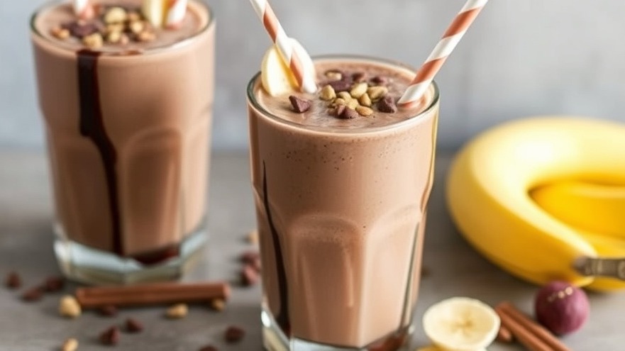 Another Chocolate PB Banana Smoothie