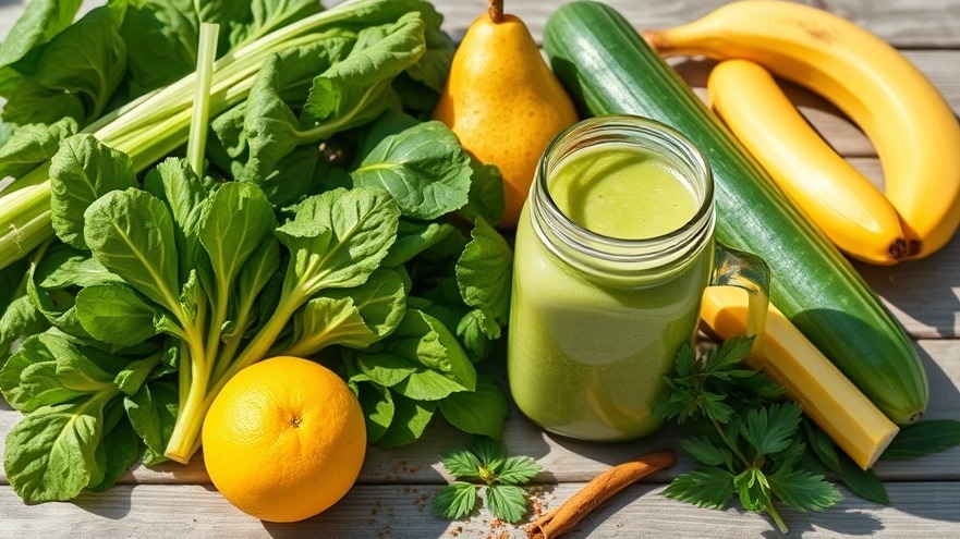 Green Cleansing Smoothie Gives Super Detox