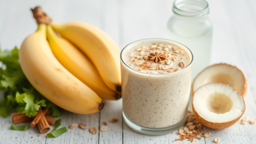Banana Oat Fighter Smoothie