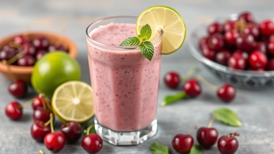 Rapid Recovery Smoothie – Cherry Limeade!