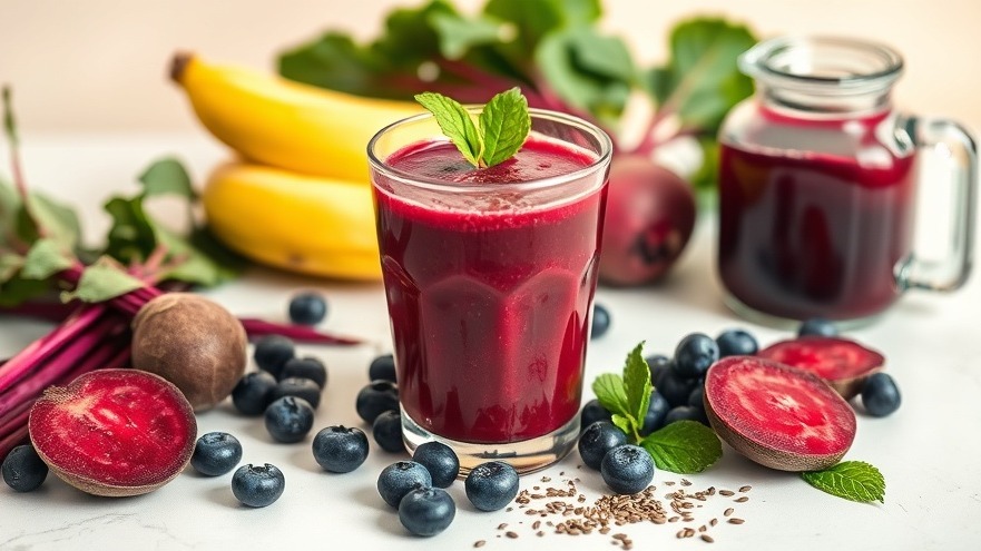 Black Blue and Purple Smoothie