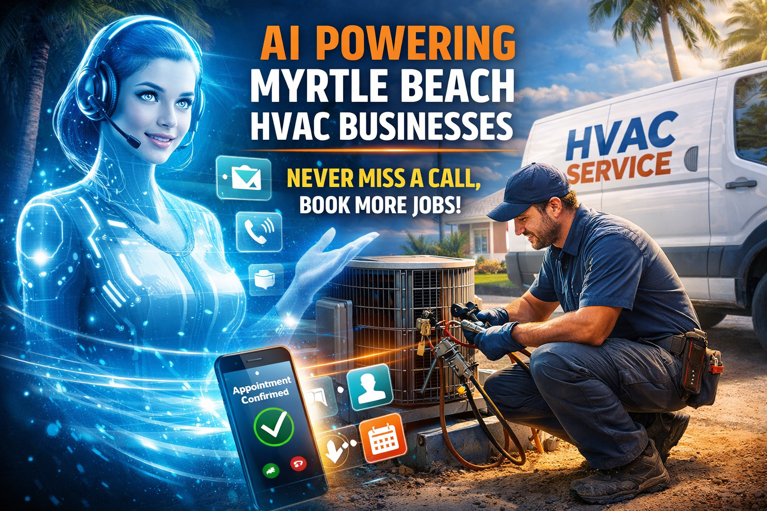Stop Losing HVAC Customers in Myrtle Beach - How AI Call Answering Captures Every Lead