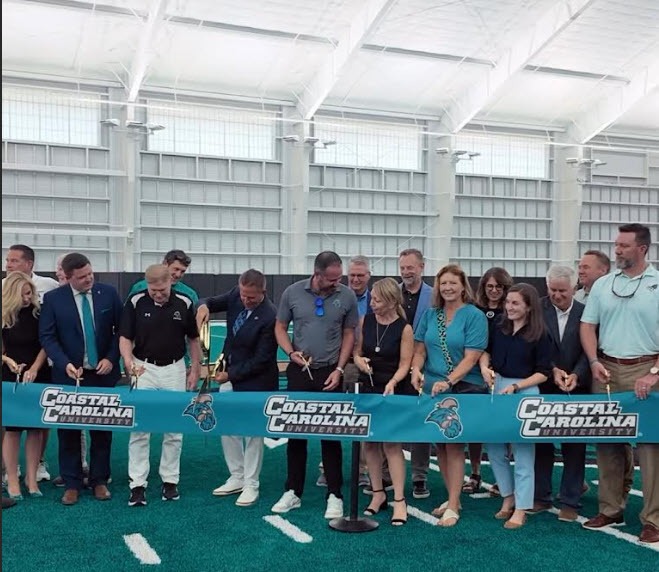 Coastal Carolina University Unveils New Indoor Practice Facility
