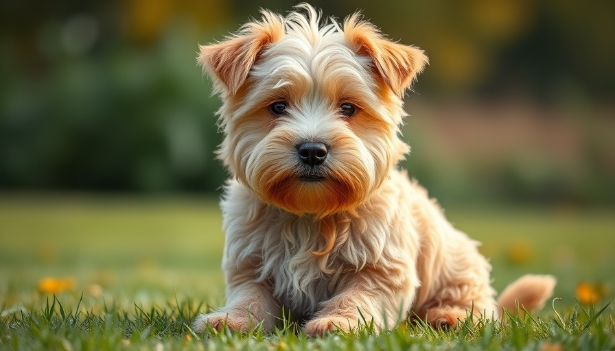 Adopt a Wheaten Terrier, adorable Wheaten Terrier sitting on grass.