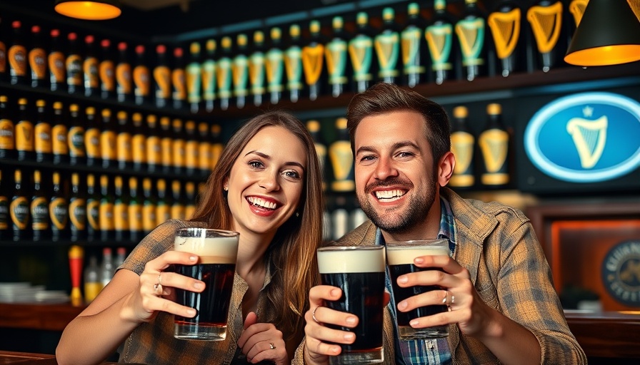 Happy couple at Guinness bar - Best Things to Do in Ireland.