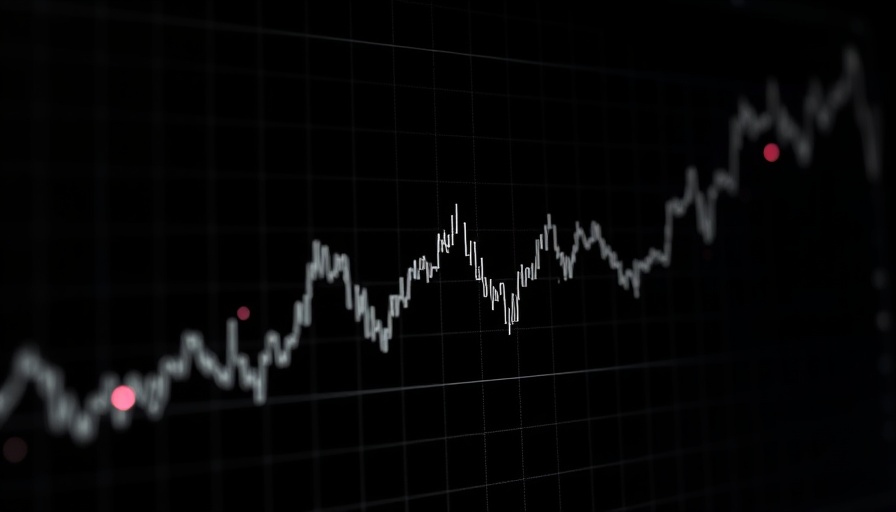 Graph illustrating altcoin market volatility with highlighted fluctuations.