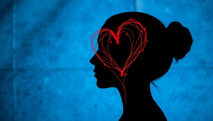 Abstract heart string art symbolizing signs of high emotional intelligence.