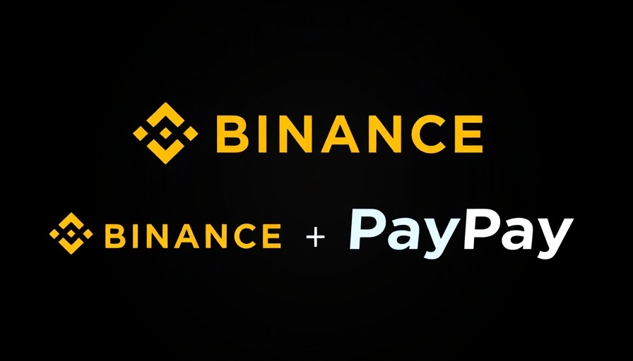 Binance and PayPay partnership announcement on social media.