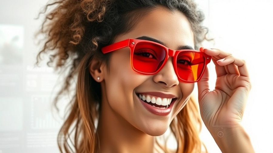 CapCut Transparent Background Maker interface with woman smiling in red sunglasses