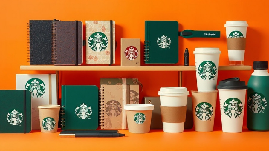 2026 Starbucks PH Planner and merchandise collection on orange backdrop.