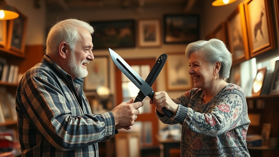 Playful knife sparring captures October travel adventures in Europe