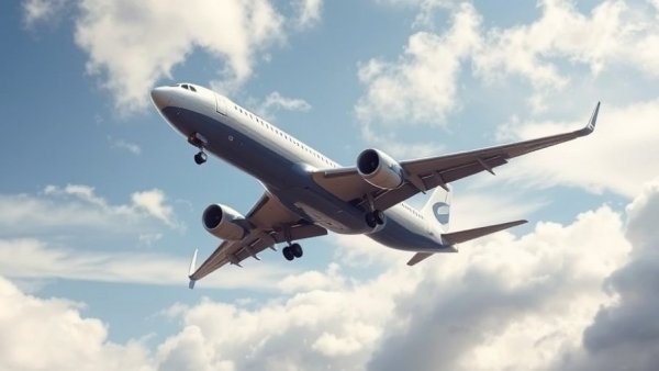 Airplane fines for bad behavior, commercial airplane soaring in clear skies.