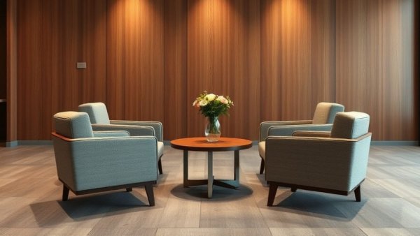 Helsinki-Vantaa Airport Lounges: elegant seating area with modern design.