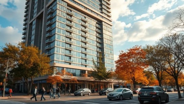 Mount Pleasant Hotel Development in cityscape with high-rise building.