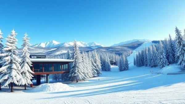 Sunshine Village ski resort with gondola and snow-covered scenery, highlighting skiing risks in Vancouver.