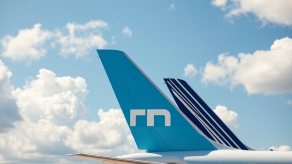 Amex Canada Flying Blue transfer ratio, KLM and Air France airplane tails against sky.