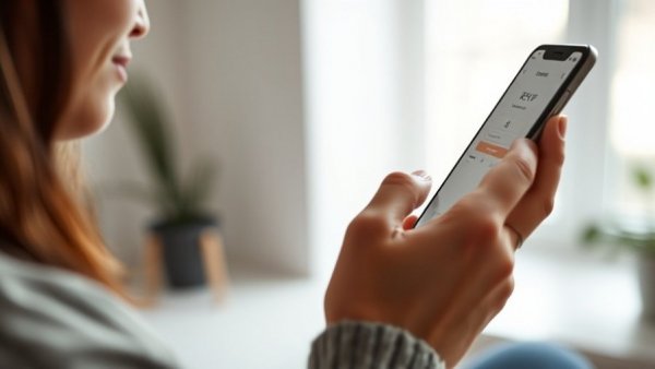 Hand holding smartphone with wedding RSVPs form in natural lighting.