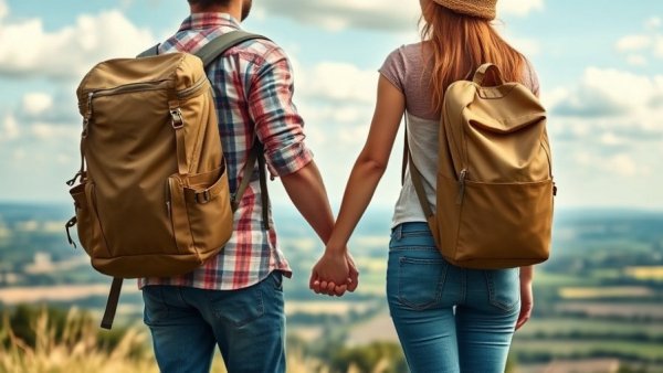 Couple enjoying adventurous Valentine’s Day activities in UK outdoors.