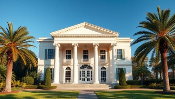 Elegant colonial mansion at Lowndes Grove, perfect for a timeless romance wedding