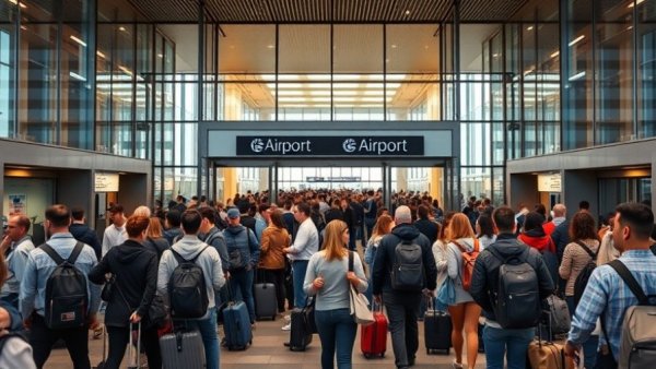 Passengers at Bhubaneswar Biju Patnaik Airport showcasing growth.