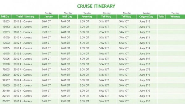 Costa Serena Cruise Itinerary with schedule for Manila, Japan, Taiwan.