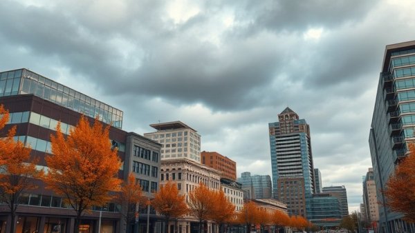Downtown Vancouver skyline during Myles Gray public hearing controversy.
