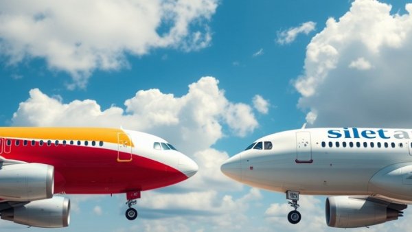 Turkish Airlines codeshare partnership depicted with two airplanes.