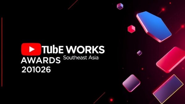 YouTube Works Awards Southeast Asia 2026 categories listed on vibrant digital banner
