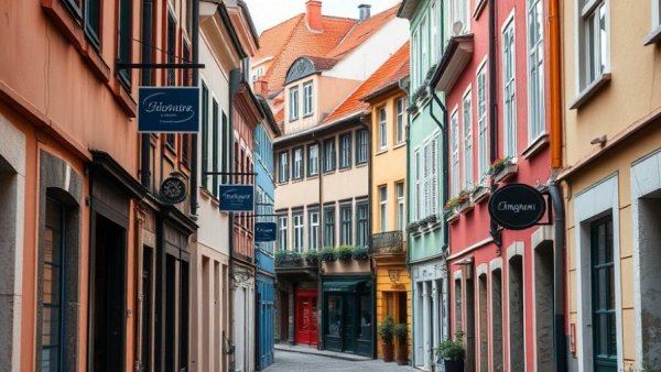 Charming cobblestone alley in Bremen for a 4 day itinerary Bremen and Bremerhaven