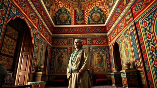 Traditional Libyan interior with vibrant decor, Explore Libya in 2026.