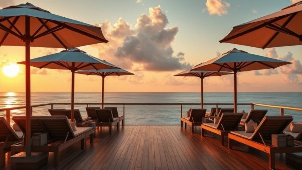 IHG Anniversary Free Nights serene resort deck at sunset