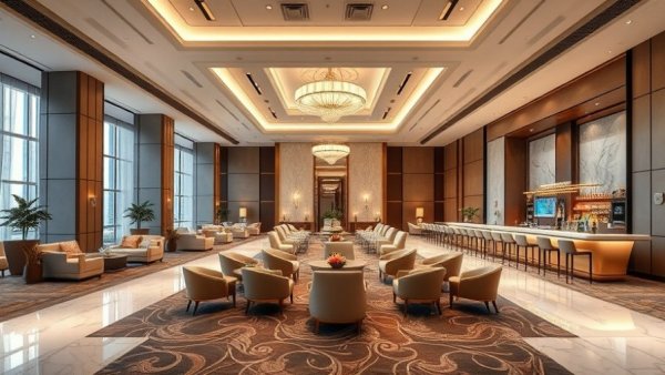 Constellar ballroom in Four Seasons Hotel Mumbai with modern decor.