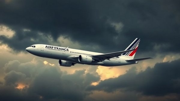 Air France plane soaring for 10,000 Bonus Flying Blue Miles.