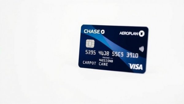Sleek Chase Aeroplan Credit Card design on white background.