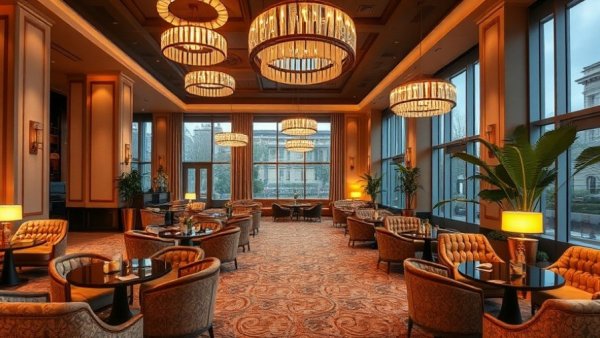 Luxurious lounge at Accor's The Hoxton Bengaluru with stylish decor.