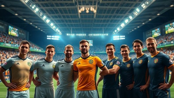 Confident soccer team posing in Vancouver stadium, future of Vancouver Whitecaps.