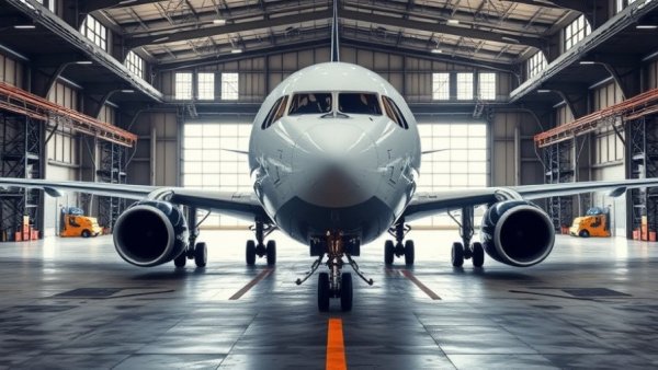 Lufthansa airplane in hangar, symbolizing Q1 loss narrows.