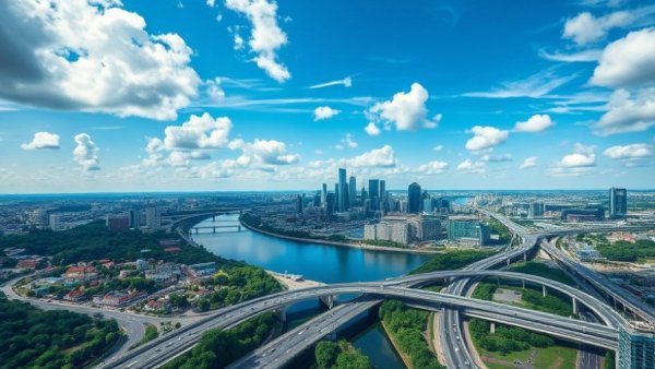 Skyline view for luxury dual-destination travel