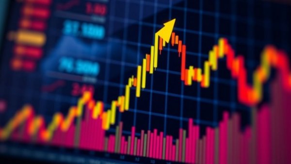 Poet Technologies stock market graph with vibrant trends