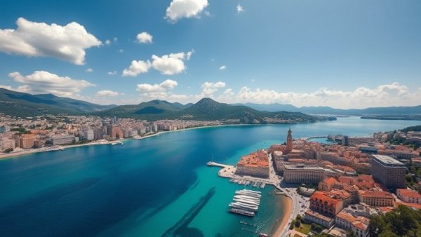 A stunning European destination dupe with vibrant coast and hills.