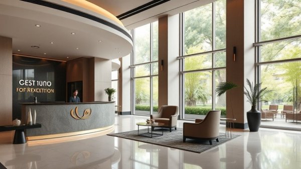 Courtyard by Marriott Kochi Infopark hotel lobby with elegant design.