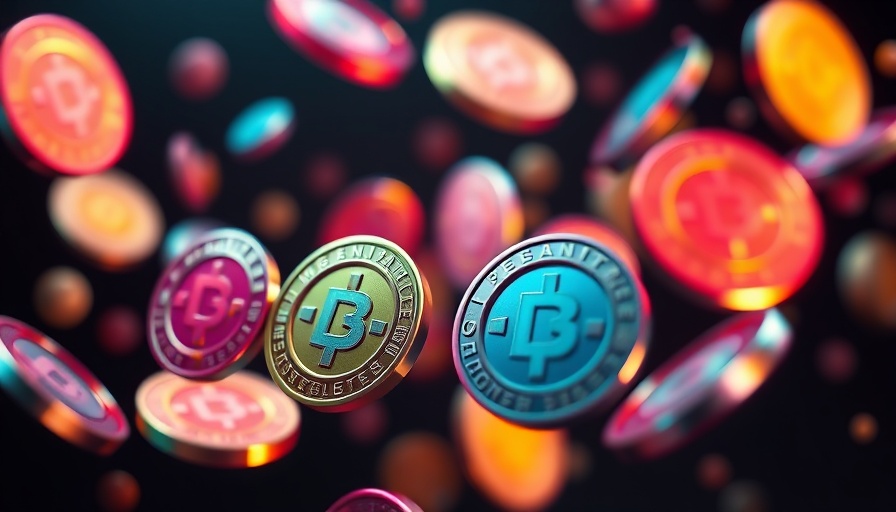 Seek Protocol AI AR Web3 coins floating dynamically.