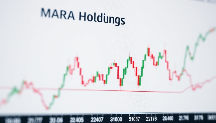 MARA Holdings Q1 revenue growth stock chart on May 8.