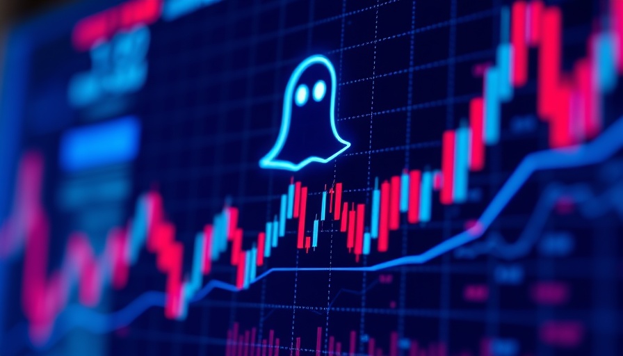 Illustration of perpetuals trading with crypto wallet icon on dynamic graph
