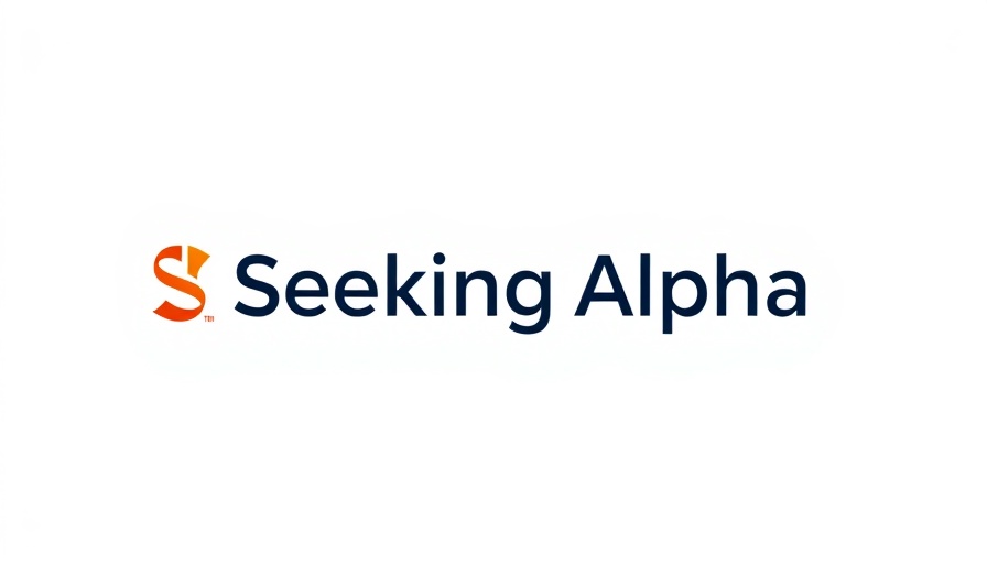 Minimalist Seeking Alpha logo design with clean typography.